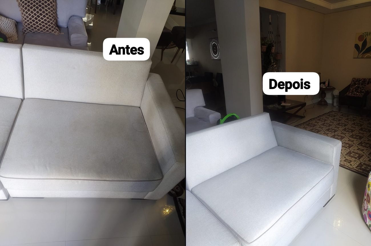 Higienização de Estofados — R20 Limpeza e Higienização