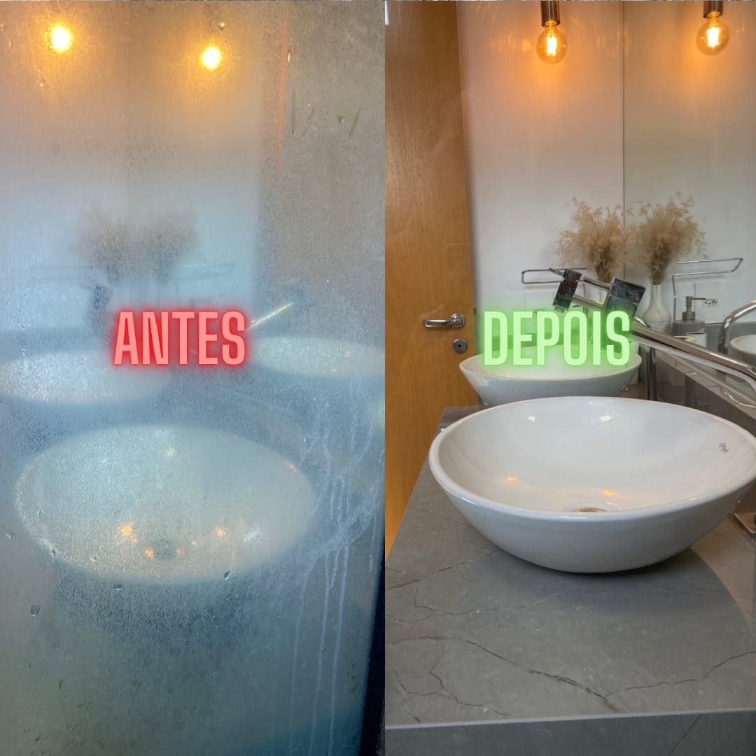 Vidros, Box e Espelhos — R20 Limpeza e Higienização